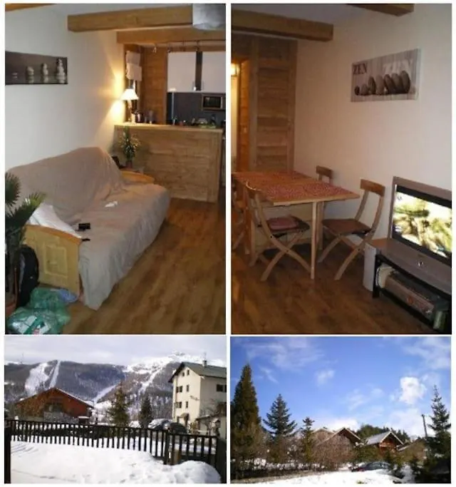 Appartement 2 Pieces Au Milieu Des Chalets. Grande Terrasse Orientee Sud Saint-Etienne-de-Tinee 0*,  France